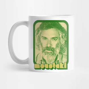 Georges Moustaki --- Retro Style Fan Art Design Mug